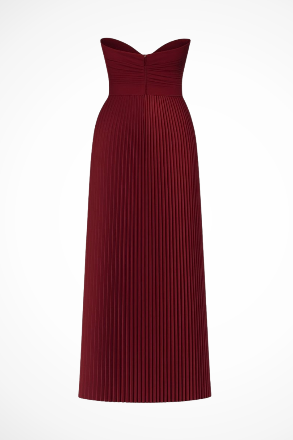 Vivienne | Women Strapless Pleated Wedding Guest Maxi Dress