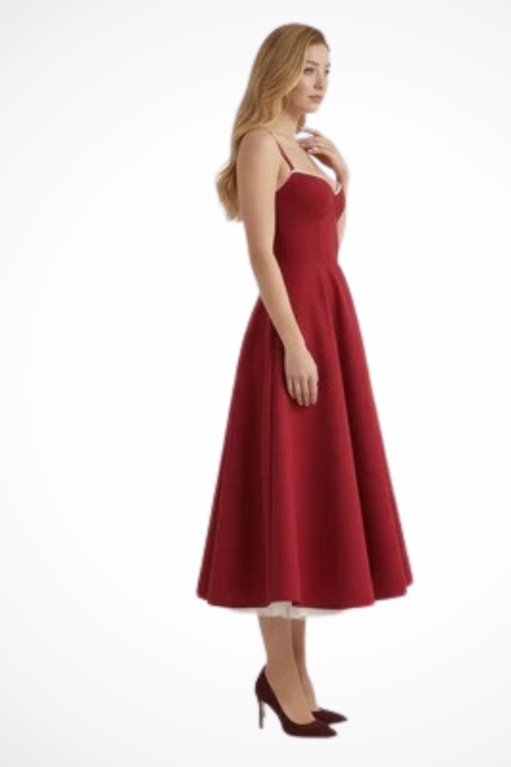 June | Women Corset Wedding Guest Midi Dress