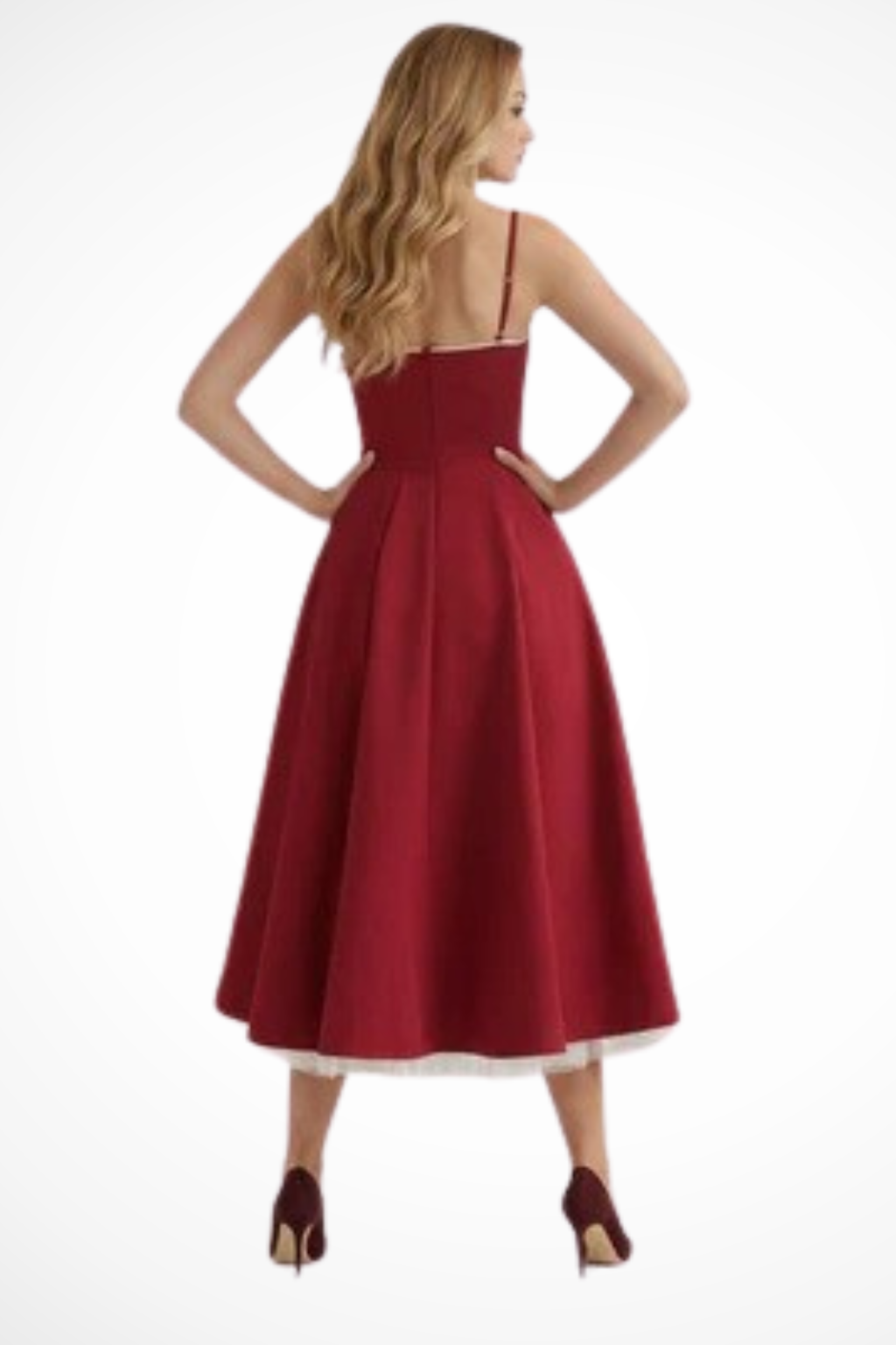 June | Women Corset Wedding Guest Midi Dress