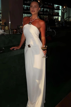 Celestine | Women Halter Neck Backless Summer Wedding Guest Maxi Dress