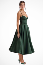 June | Women Corset Wedding Guest Midi Dress