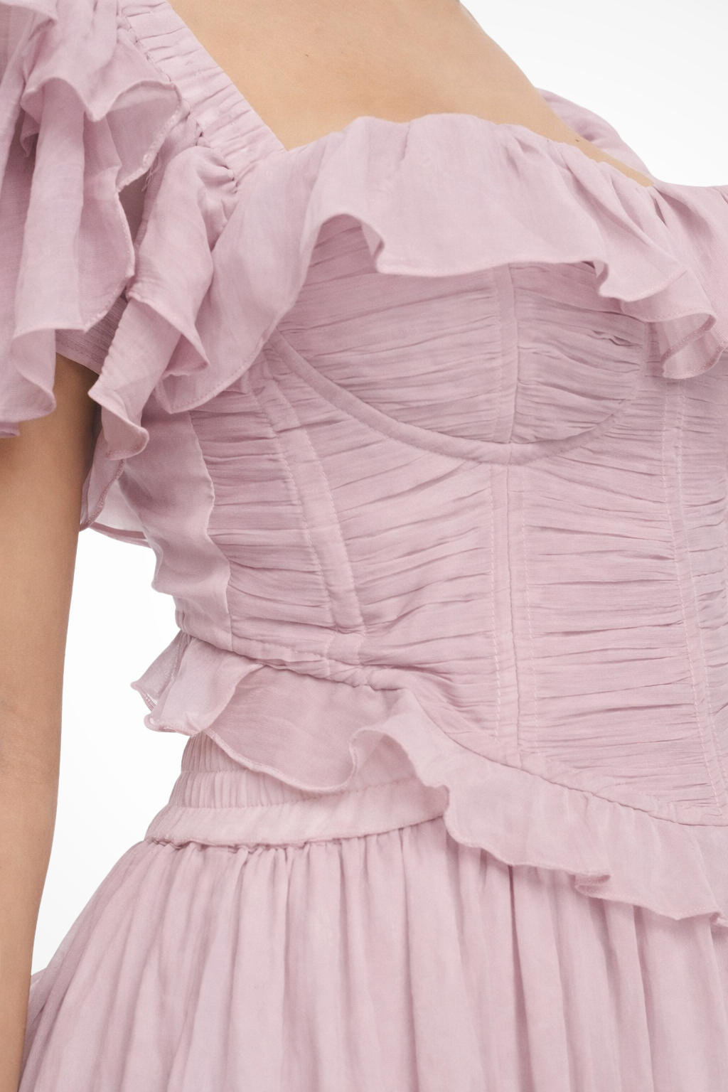 Evangeline | Women Chiffon Ruffle Tiered Race Day Maxi Dress