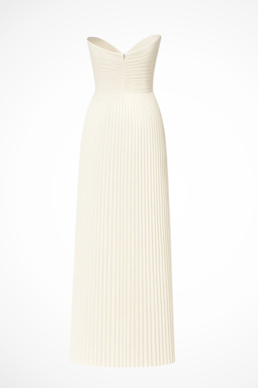 Vivienne | Women Strapless Pleated Wedding Guest Maxi Dress