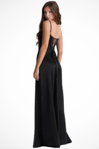 Lorenna | Women Satin Corset Wedding Guest Maxi Dress