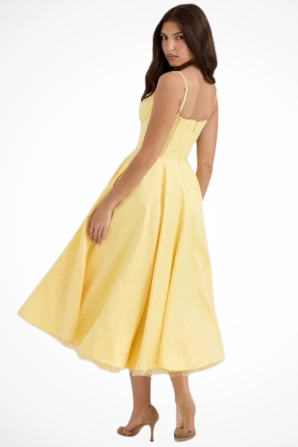 June | Women Corset Wedding Guest Midi Dress