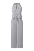 Amy | Women Halter Top and Wide Leg Trousers Summer Suit