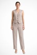 Annabelle | Women Tailored Waistcoat and Straight Leg Trousers Race Day Suit Set