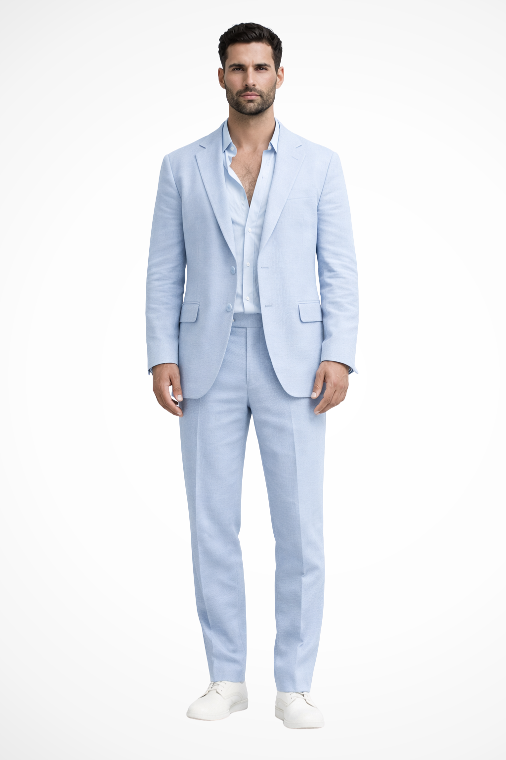 Monty | Men Relaxed Fit Linen Summer Wedding Guest Suit