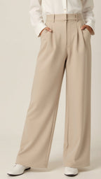 Zanira | Women Wide Leg High Waisted Trousers