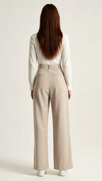 Zanira | Women Wide Leg High Waisted Trousers