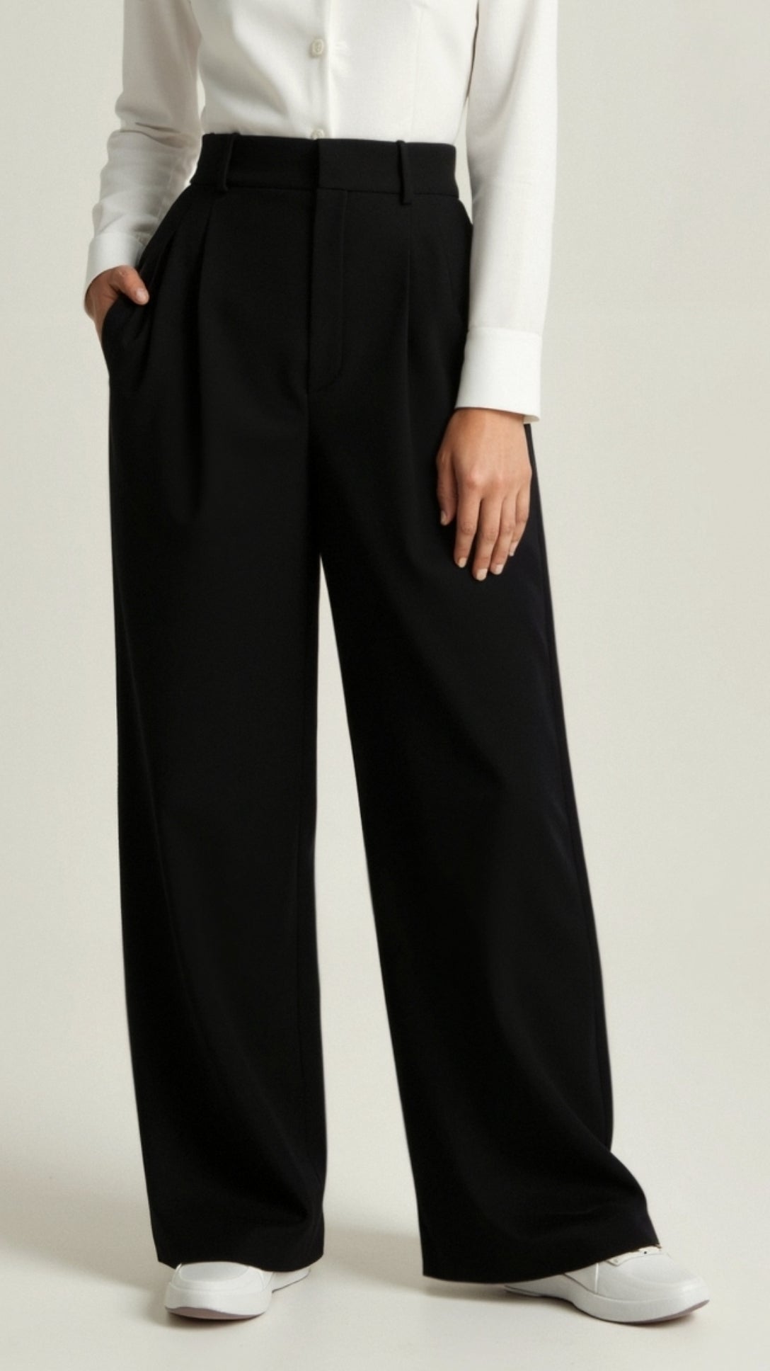 Zanira | Women Wide Leg High Waisted Trousers