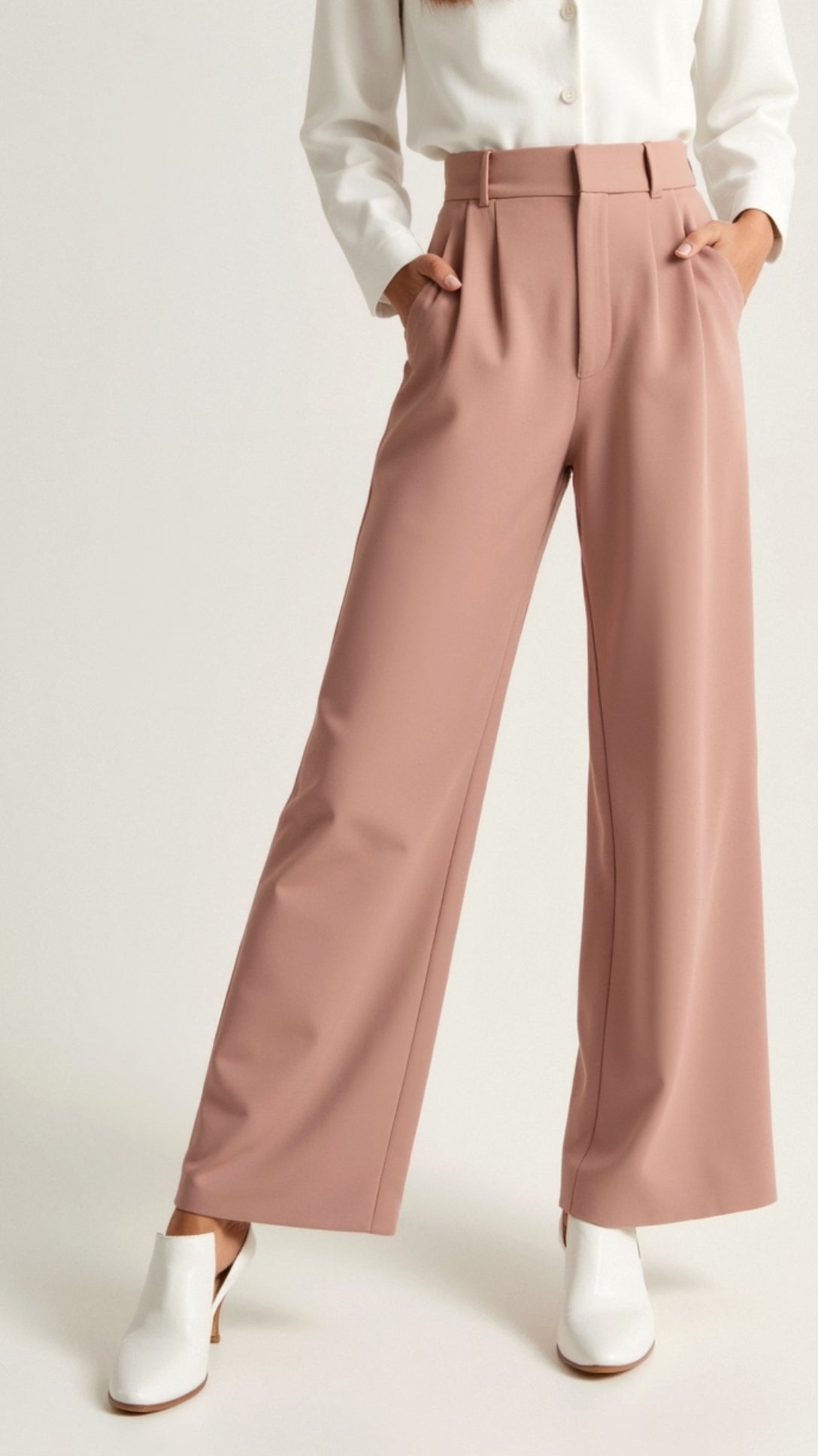 Zanira | Women Wide Leg High Waisted Trousers